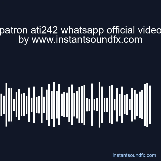 patron ati242 whatsapp official video image