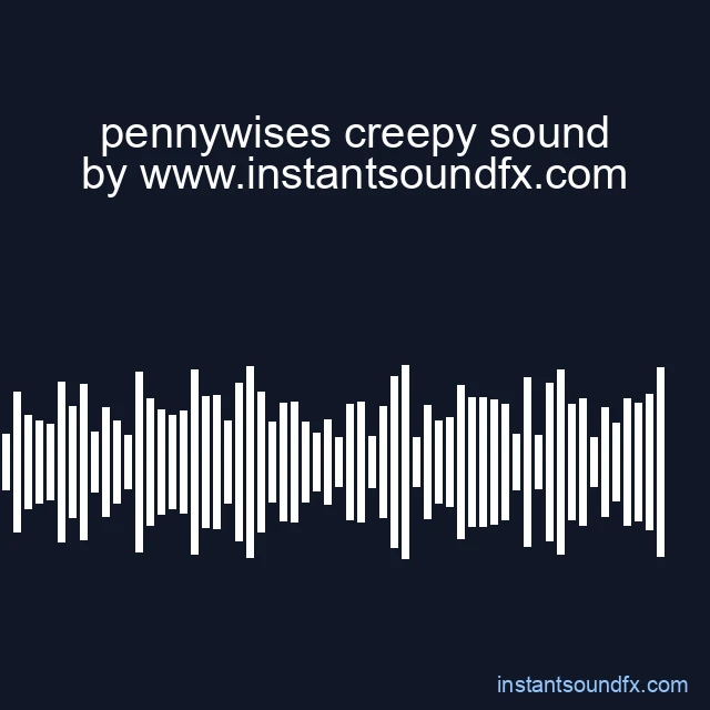 pennywises creepy sound image