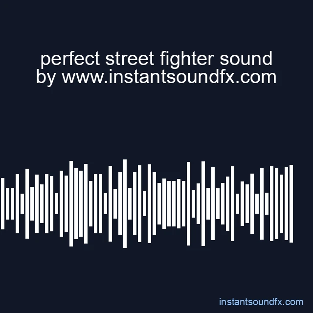perfect street fighter sound image