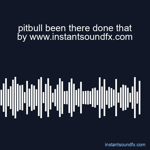 pitbull been there done that image