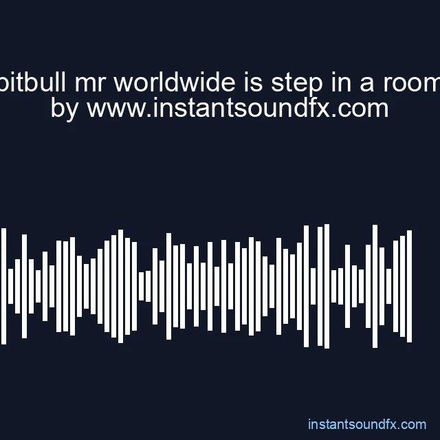 pitbull mr worldwide is step in a room image