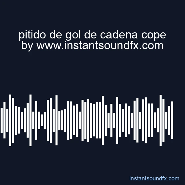 pitido de gol de cadena cope image