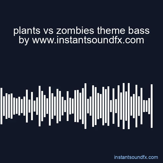 plants vs zombies theme bass image
