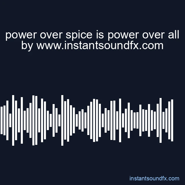 power over spice is power over all image