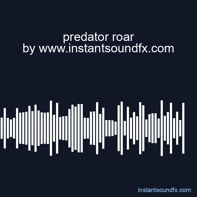 predator roar image