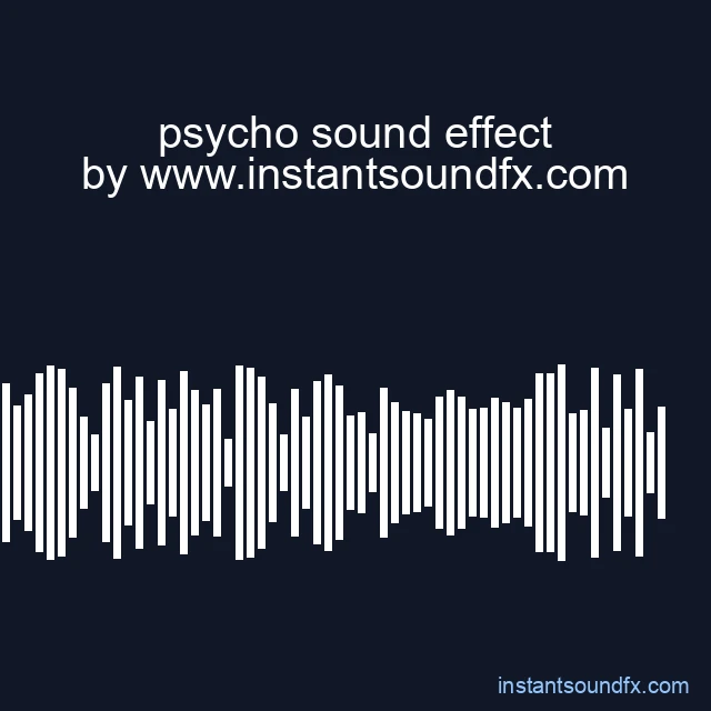 psycho sound effect image