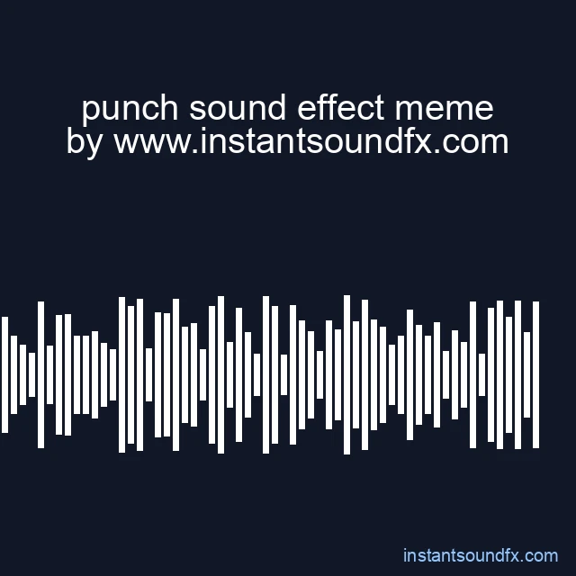 punch sound effect meme image