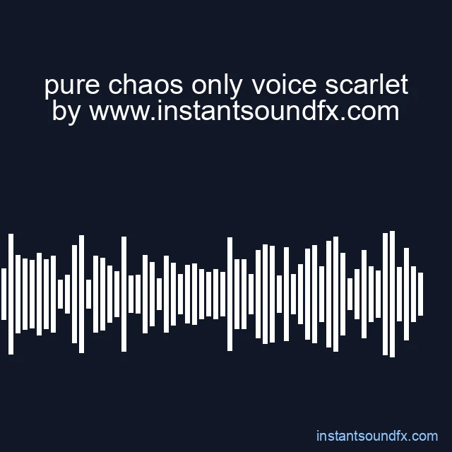 pure chaos only voice scarlet image