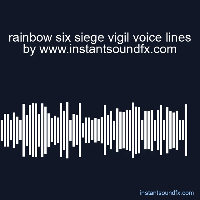 rainbow six siege vigil voice lines image