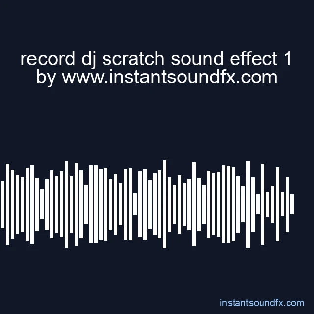record dj scratch sound effect 1 image