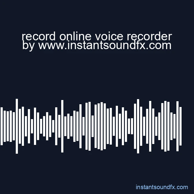 record online voice recorder image