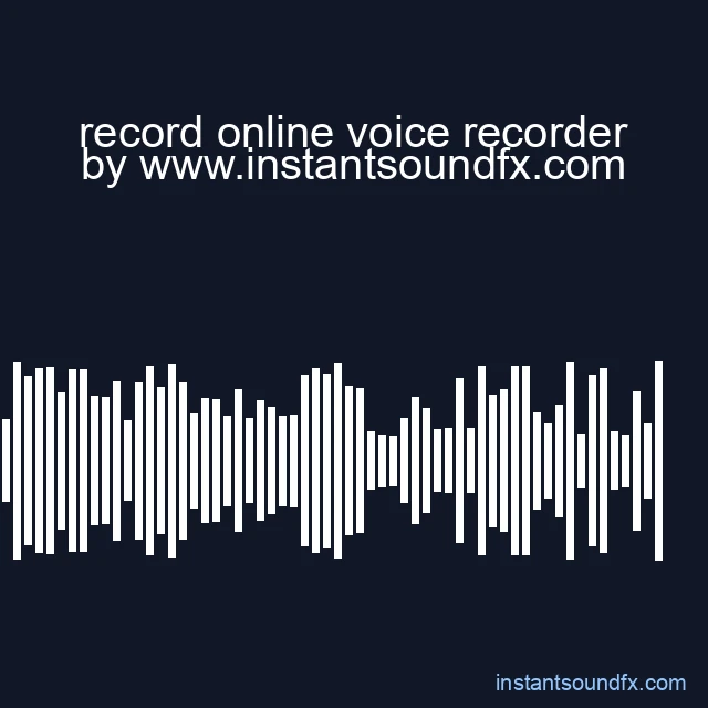 record online voice recorder image