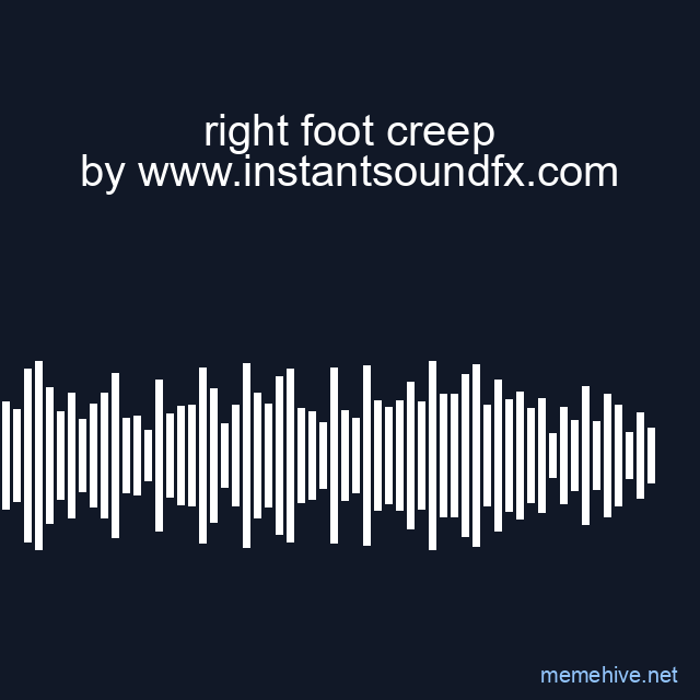 right foot creep image