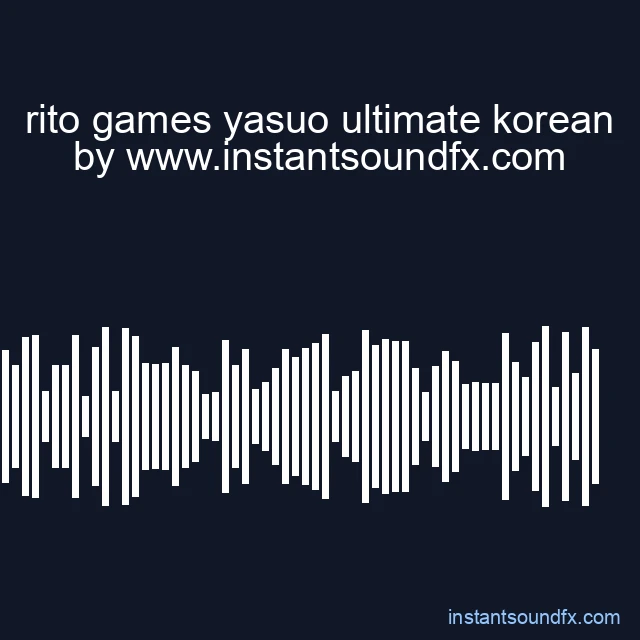 rito games yasuo ultimate korean image