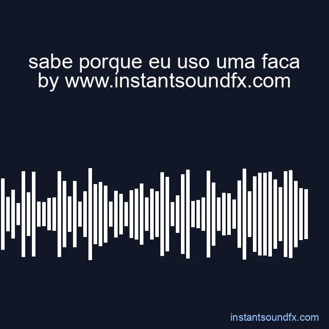 sabe porque eu uso uma faca image