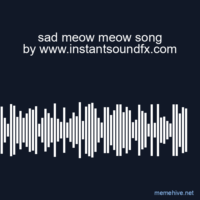 sad meow meow song image
