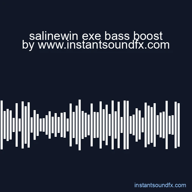 salinewin exe bass boost image