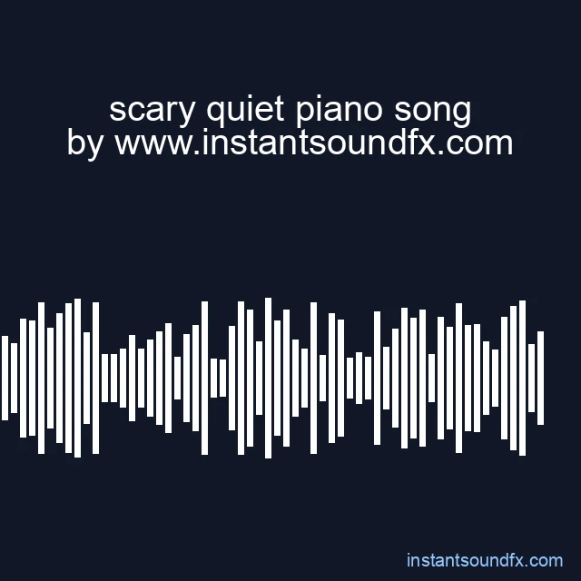 scary quiet piano song image