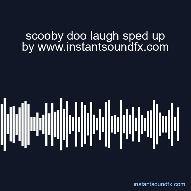 scooby doo laugh sped up image