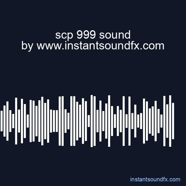 scp 999 sound image