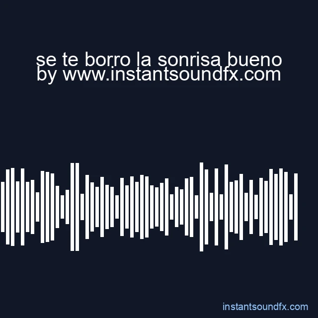 se te borro la sonrisa bueno image