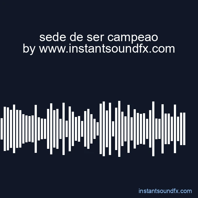 sede de ser campeao image