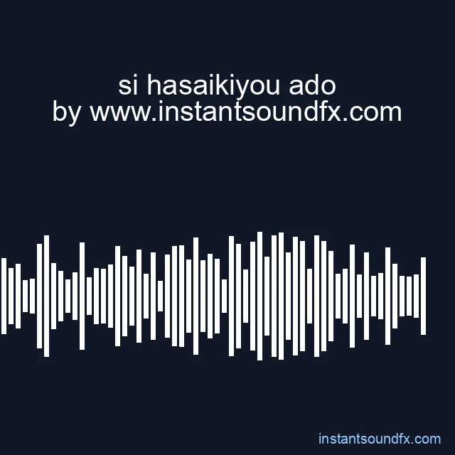 si hasaikiyou ado image