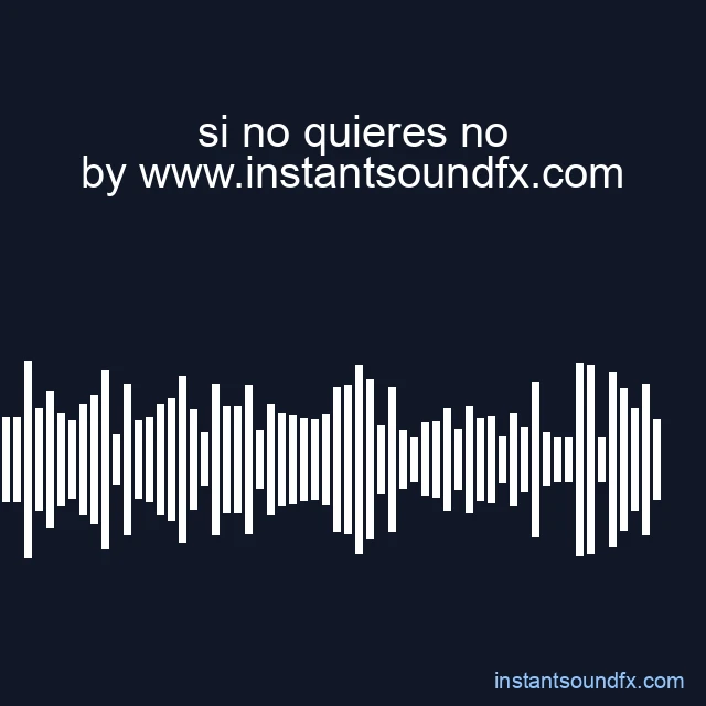 si no quieres no image