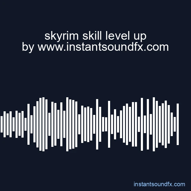skyrim skill level up image