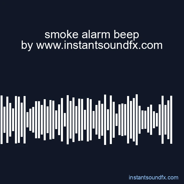 smoke alarm beep image