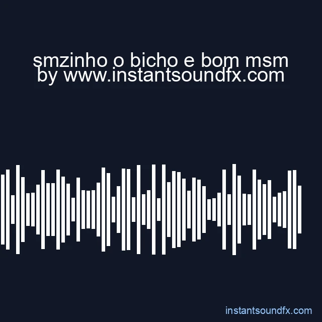 smzinho o bicho e bom msm image