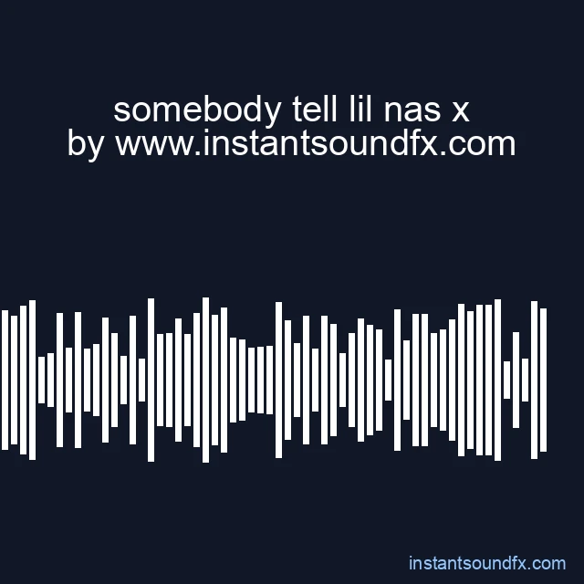 somebody tell lil nas x image