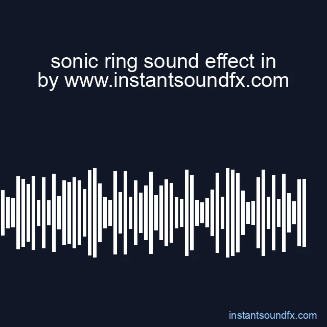 sonic ring sound effect in image