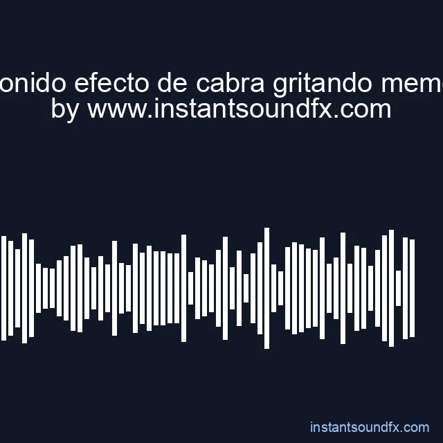 sonido efecto de cabra gritando meme image