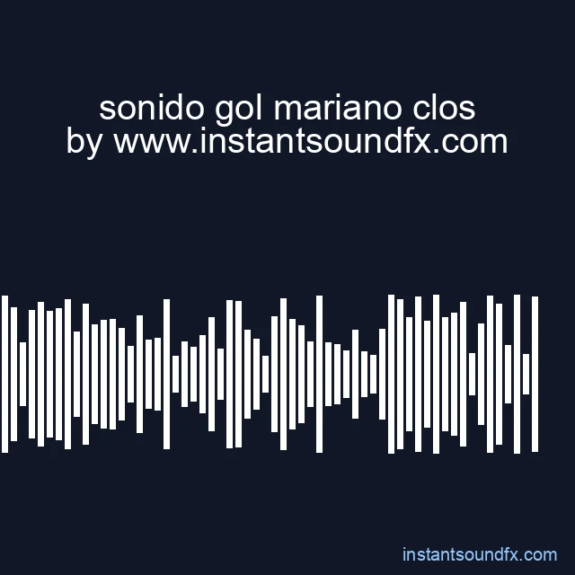 sonido gol mariano clos image