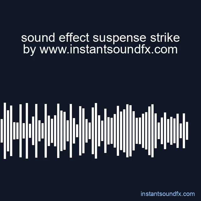 sound effect suspense strike image