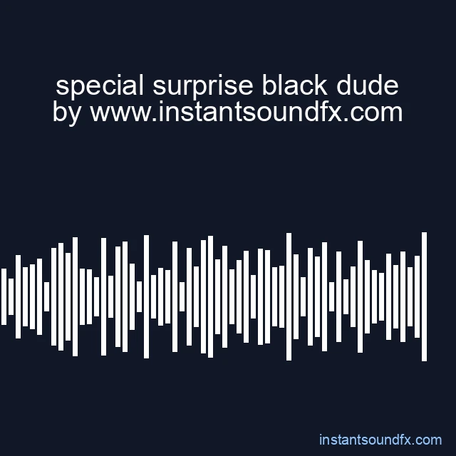 special surprise black dude image
