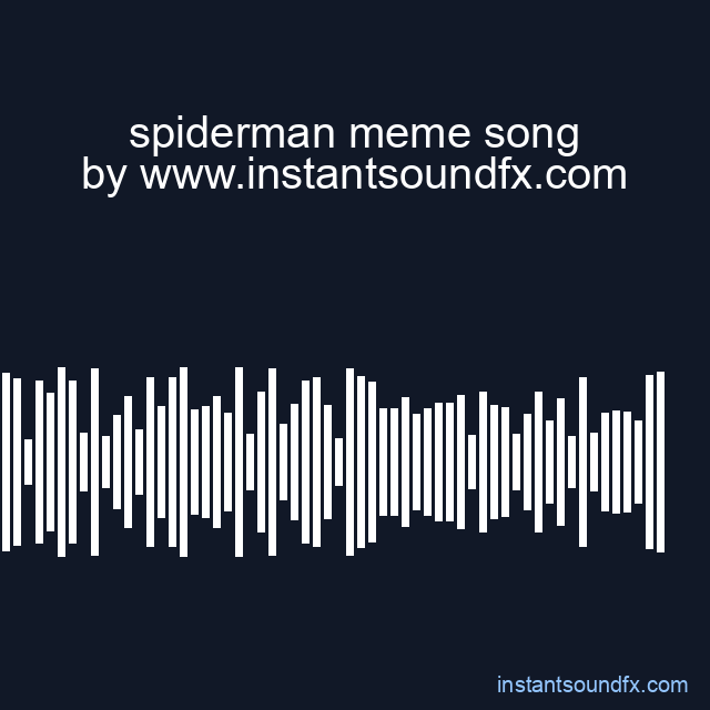 spiderman meme song image