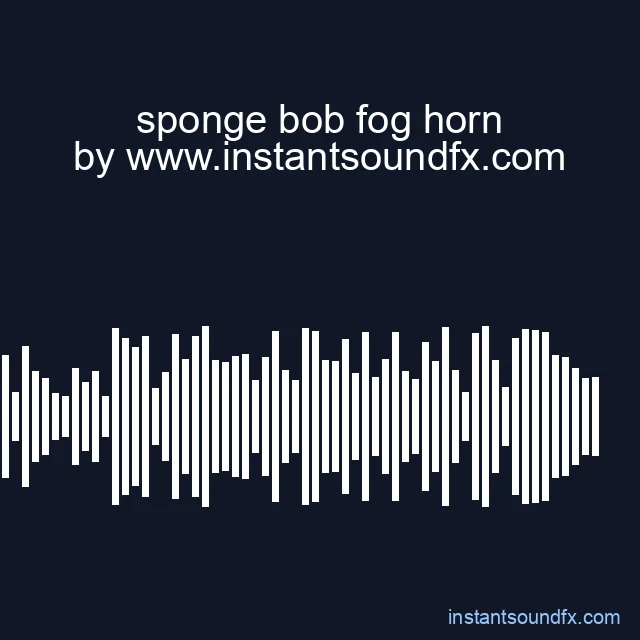 sponge bob fog horn image
