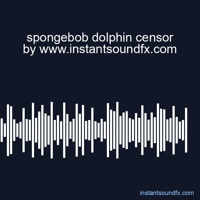 spongebob dolphin censor image
