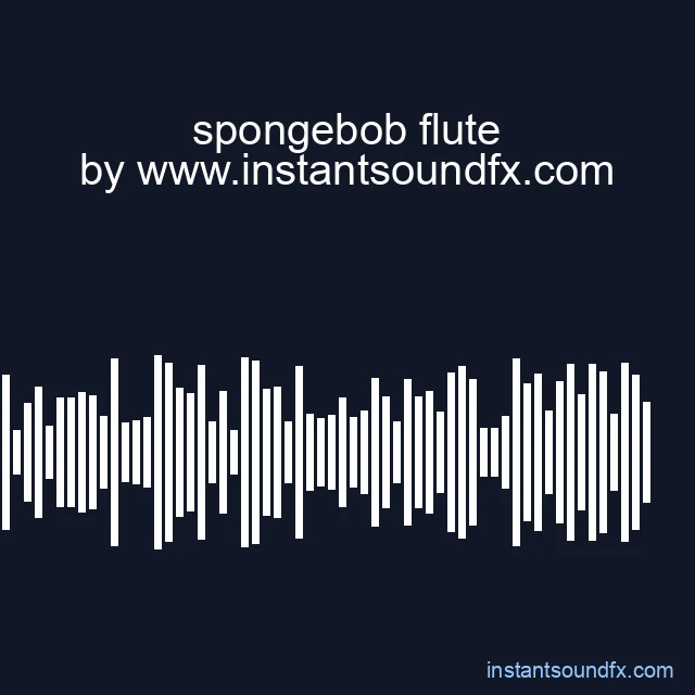 spongebob flute image