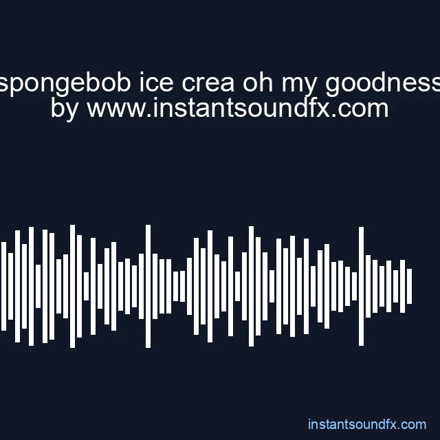 spongebob ice crea oh my goodness image