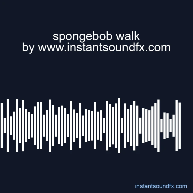 spongebob walk image
