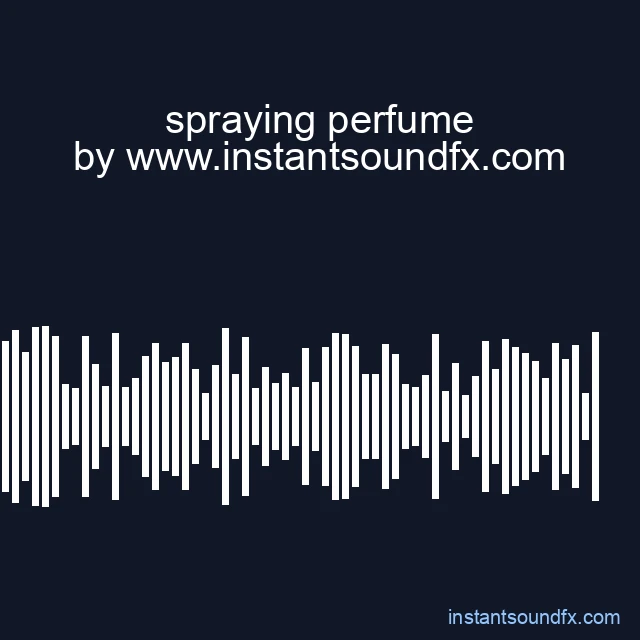 spraying perfume image
