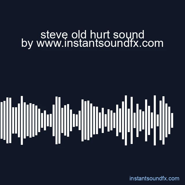 steve old hurt sound image
