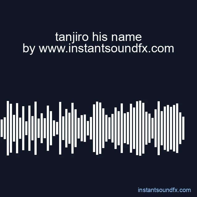 tanjiro his name image