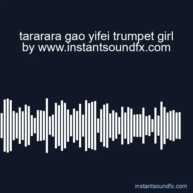 tararara gao yifei trumpet girl image