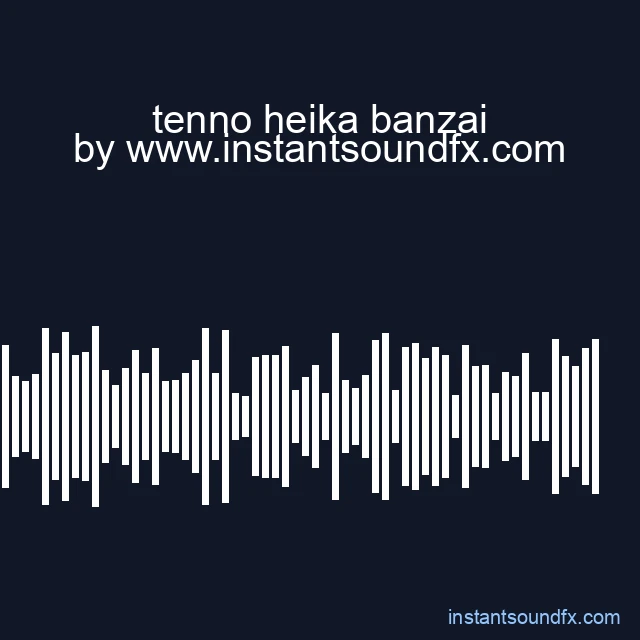 tenno heika banzai image