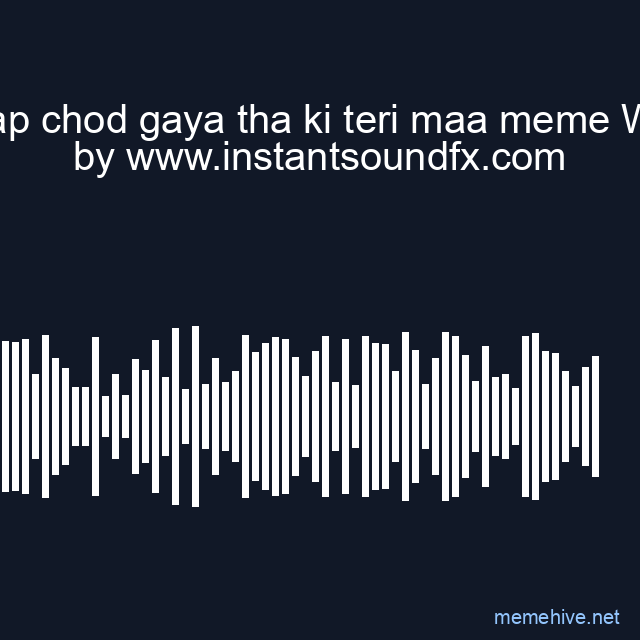 Tera baap chod gaya tha ki teri maa meme Welcome image