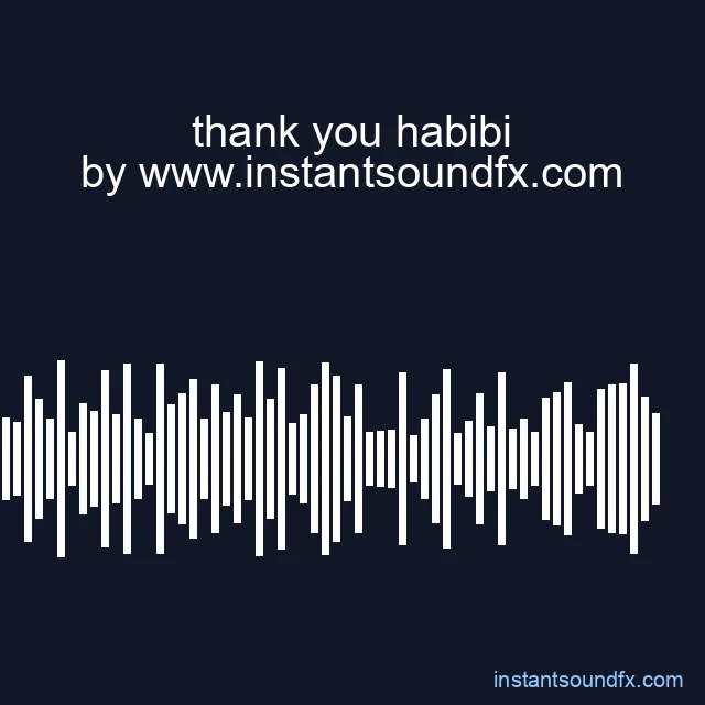 thank you habibi image